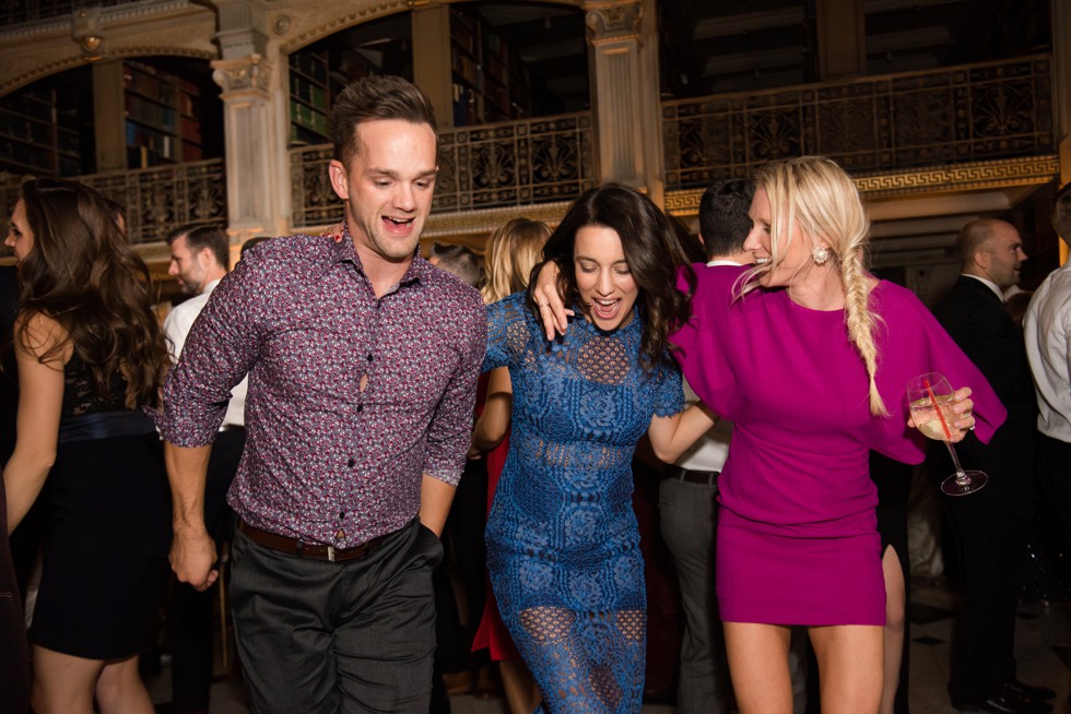 George Peabody Library wedding reception by Nouvelle Weddings