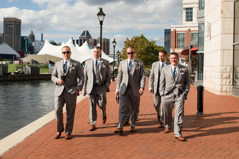 Baltimore Marriott waterfront wedding getting ready