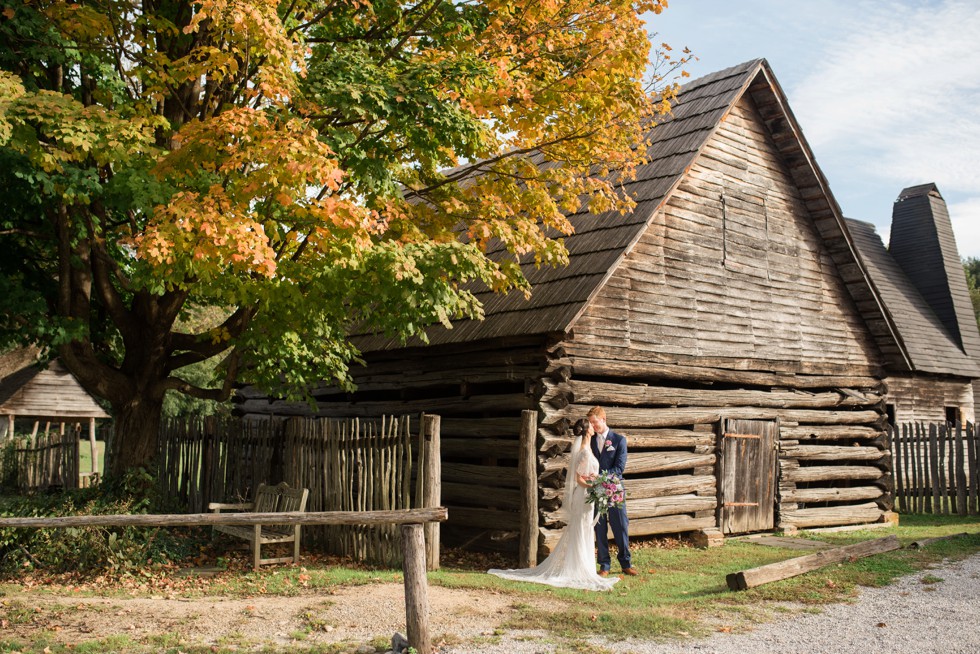 London Town Gardens fall wedding