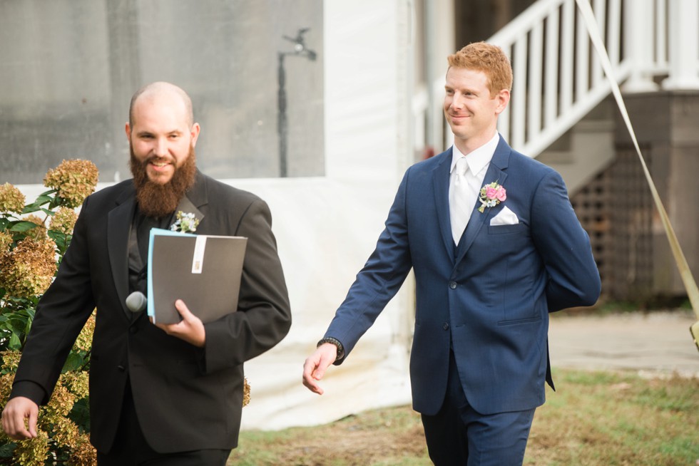 London Town Gardens outdoor wedding ceremony