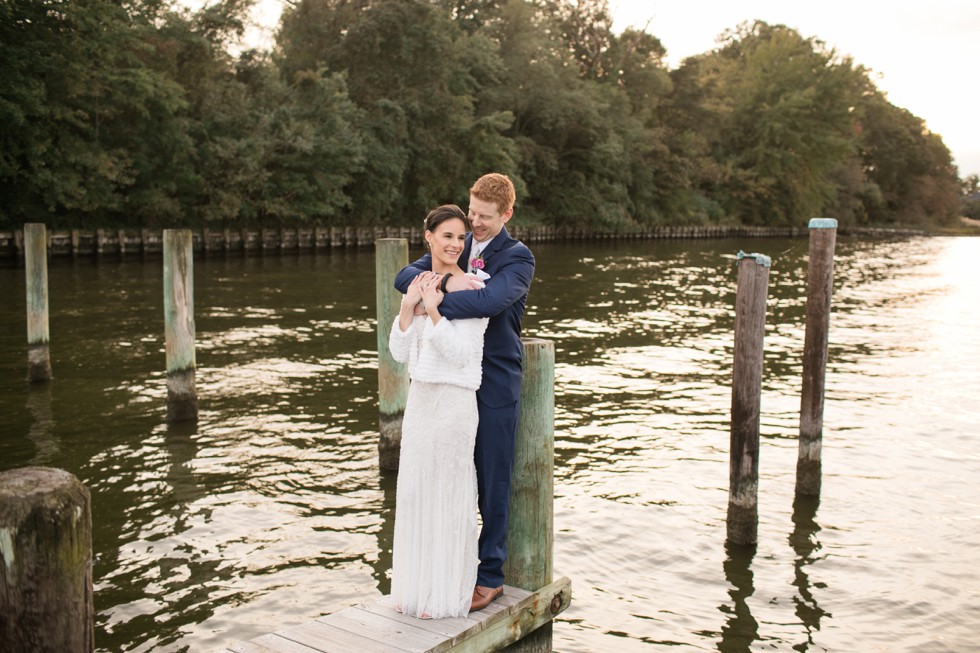 Waterfront London Town Gardens wedding