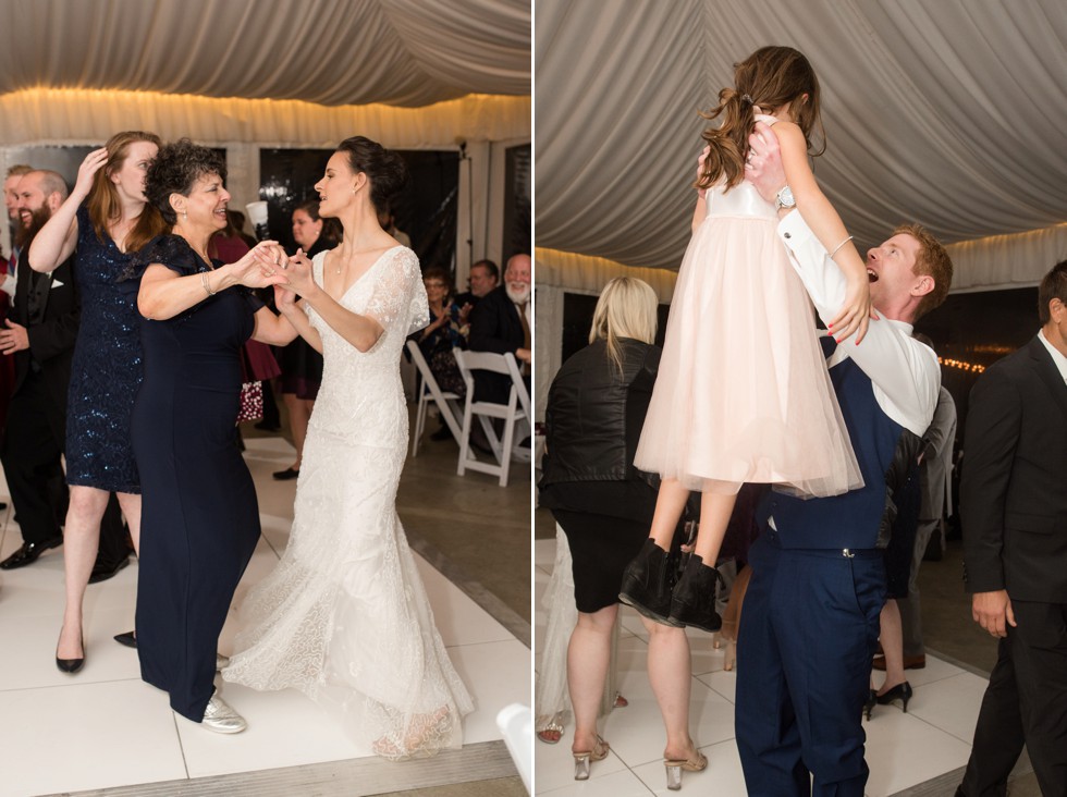 Wedding at London Town Gardens tented reception