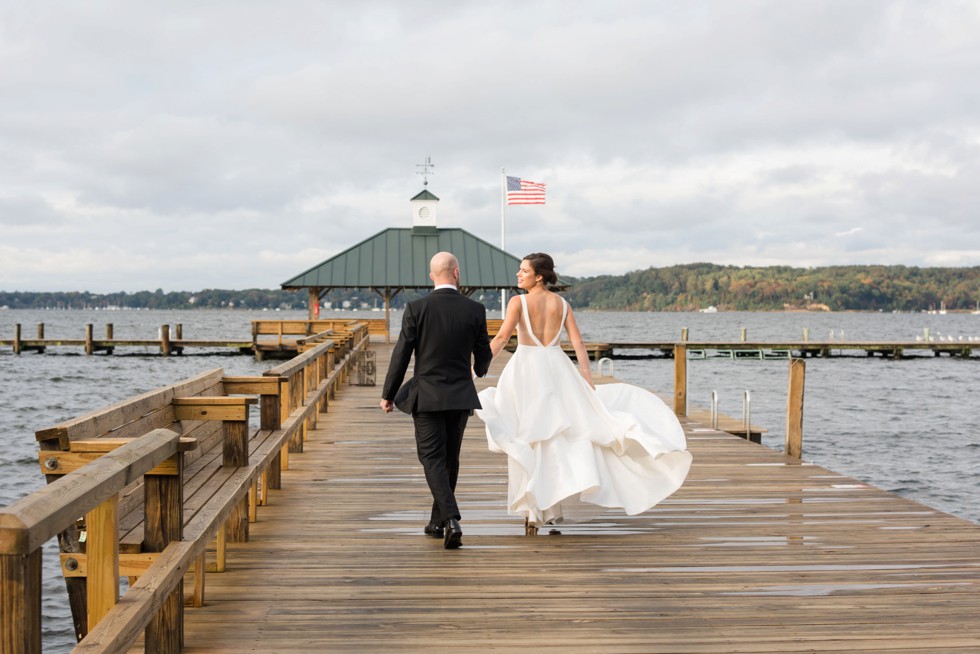 Sherwood Forest Clubhouse waterfront wedding