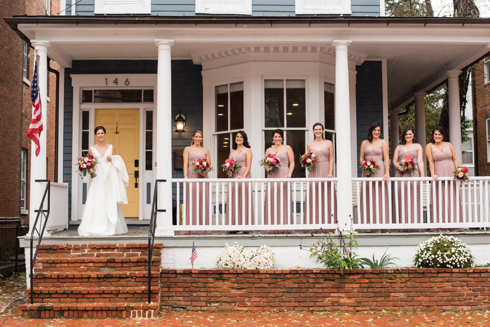 Wedding Party Getting ready in Annapolis