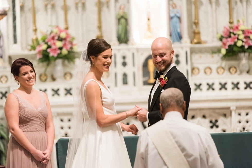 St Mary's Annapolis wedding ceremony