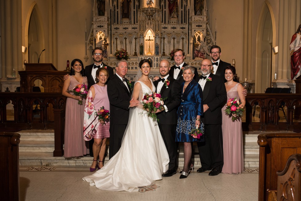 St Mary's Annapolis wedding family photos