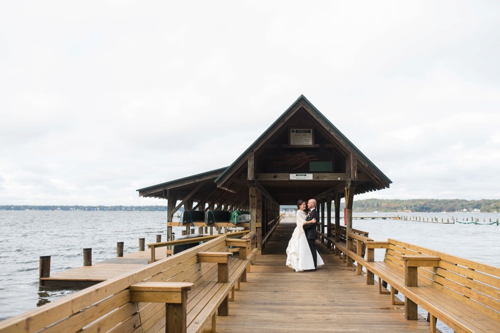 Sherwood Forest Clubhouse waterfront Wedding photos