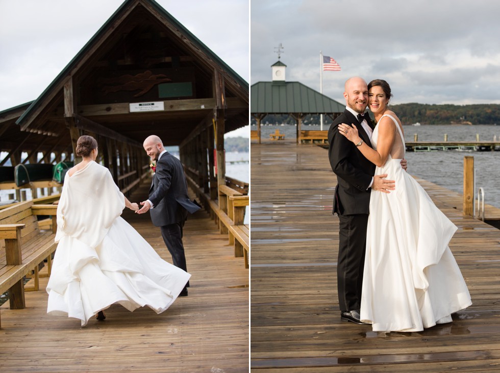 Sherwood Forest Clubhouse waterfront Wedding photos