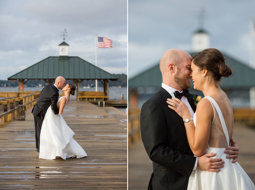 Sherwood Forest Clubhouse waterfront Wedding photos