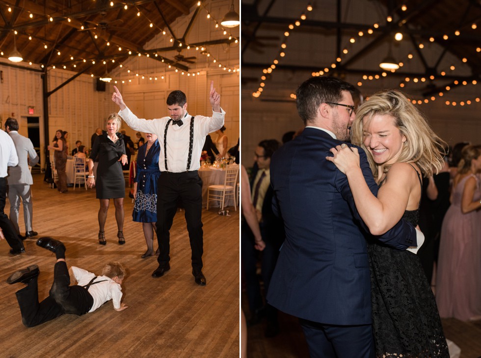 Annapolis Sherwood Forest wedding reception dancing