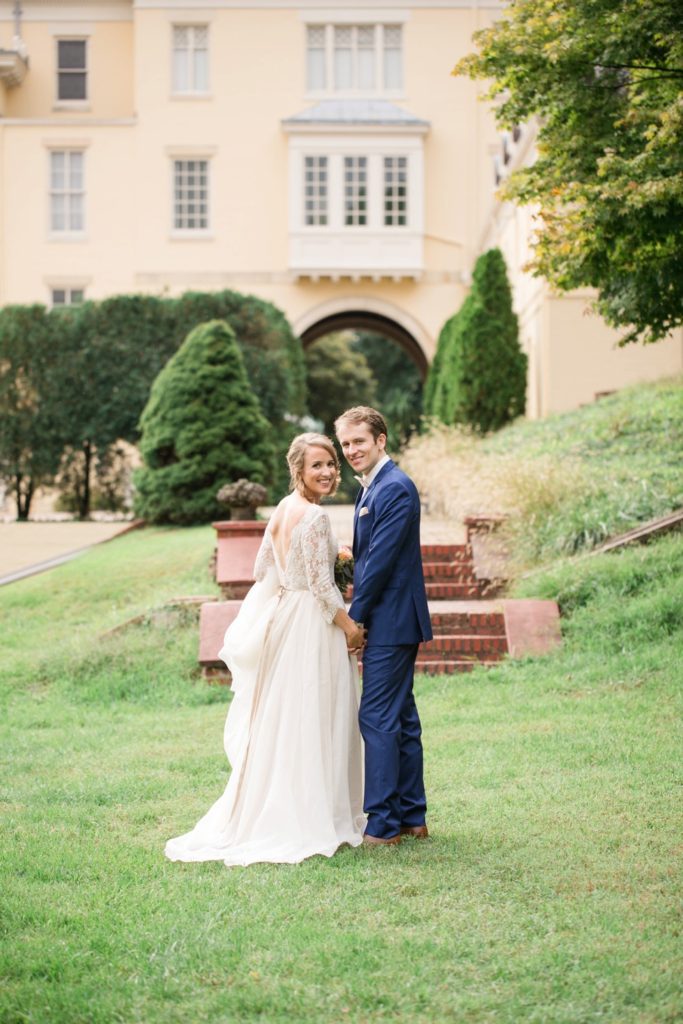 wedding at Evergreen Museum in Baltimore
