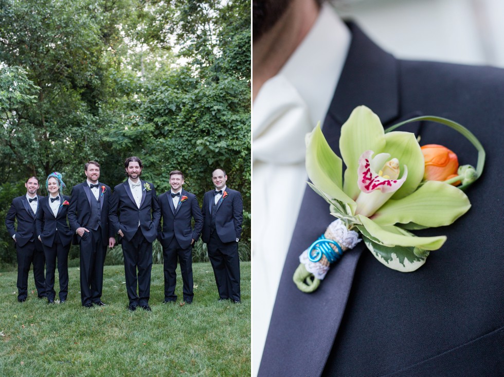 Catonsville groomsmen at Overhills Mansion - Associate Photographer Anna