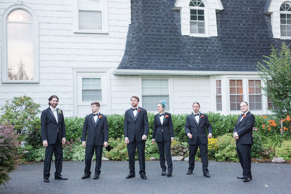 Catonsville groomsmen at Overhills Mansion - Associate Photographer Anna