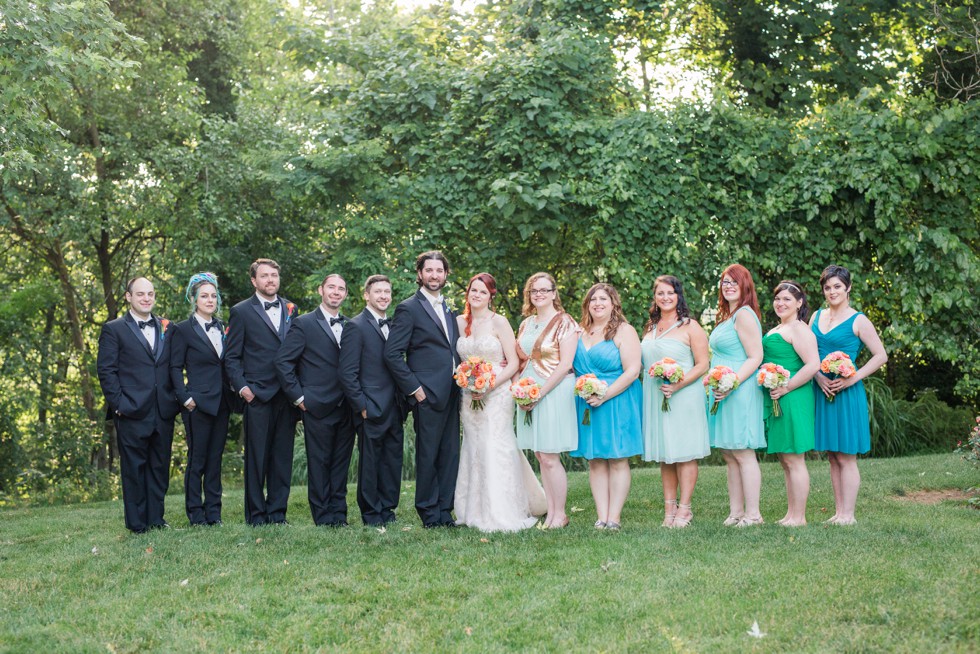 Catonsville wedding party at Overhills Mansion - Associate Photographer Anna