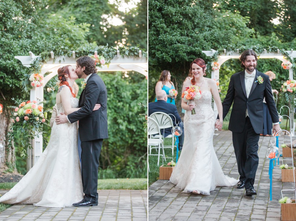 Garden wedding ceremony Overhills Mansion - Associate Photographer Anna