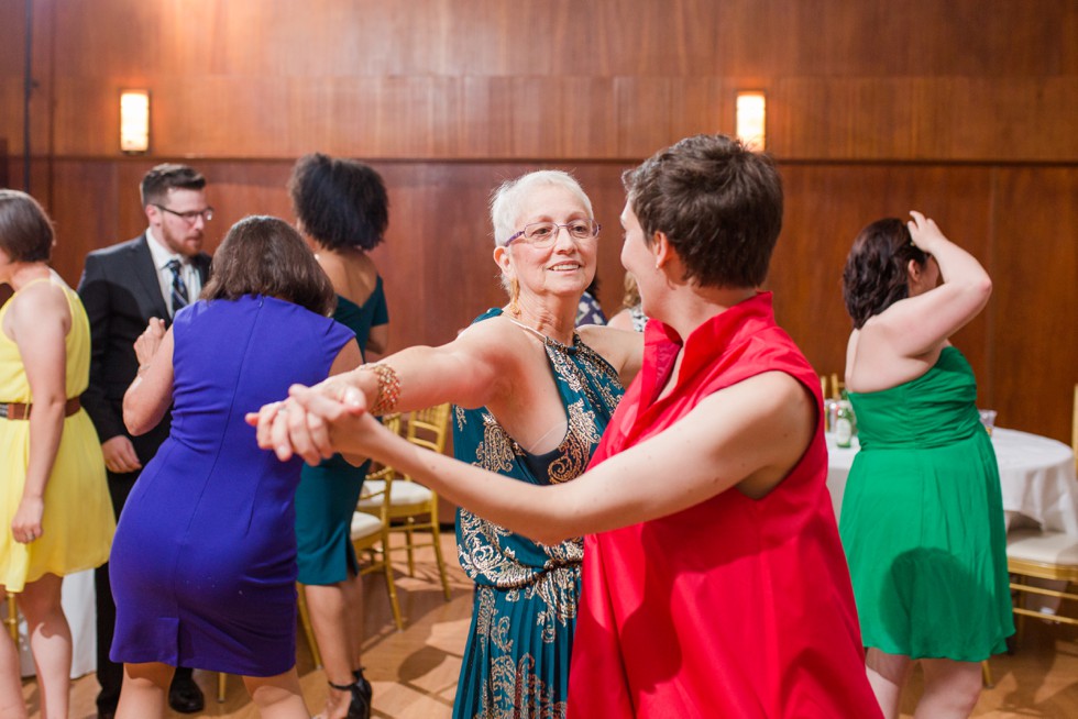 Overhills Mansion wedding reception dancing - Associate wedding photographer Anna