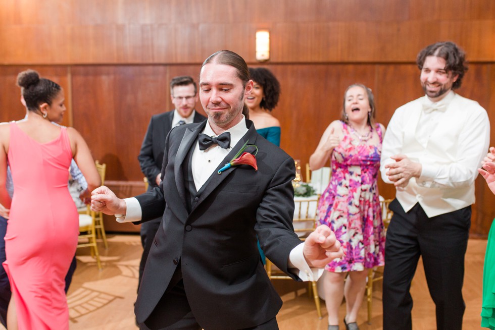 Overhills Mansion wedding reception dancing - Associate wedding photographer Anna