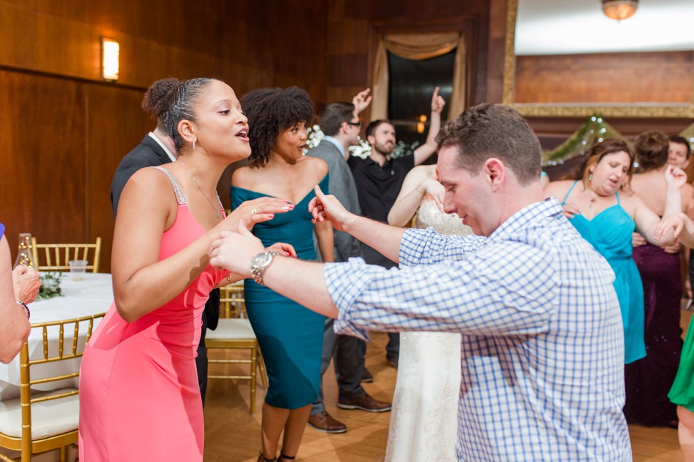 Overhills Mansion wedding reception dancing - Associate wedding photographer Anna