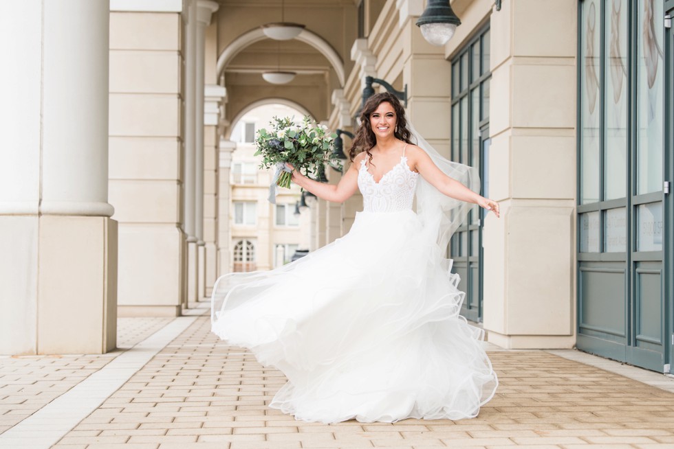 Annapolis westin Hayley Paige bridal dress