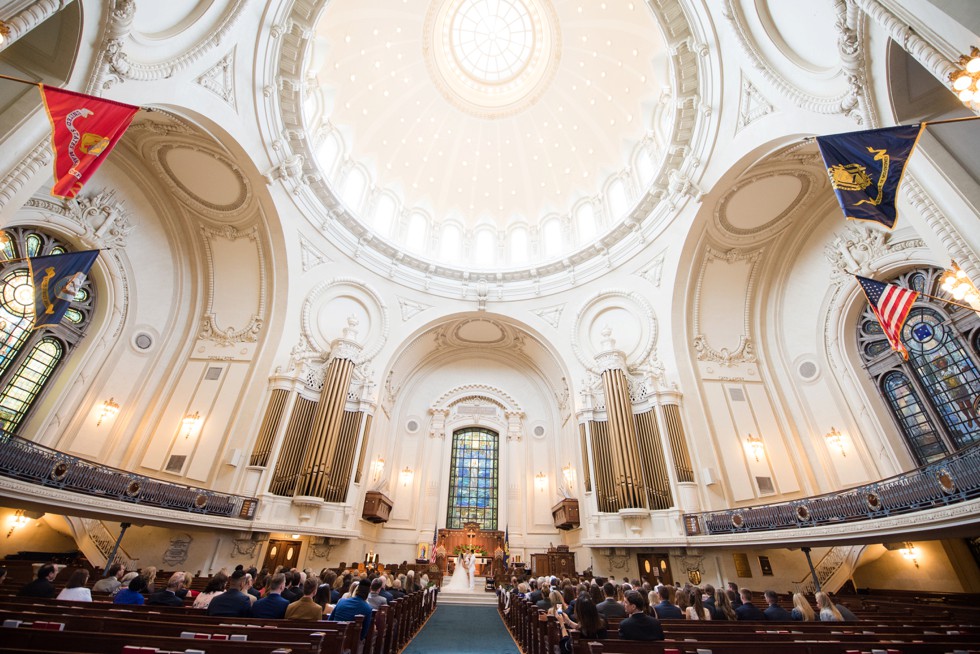 US Naval Academy Chapel Wedding ceremony