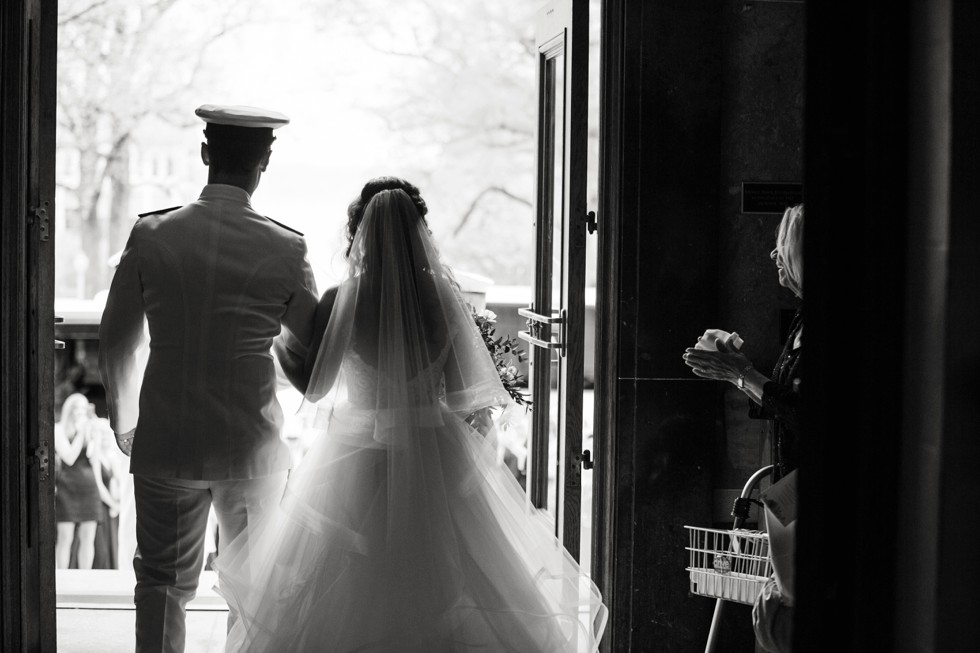 US Naval Academy chapel sword arch