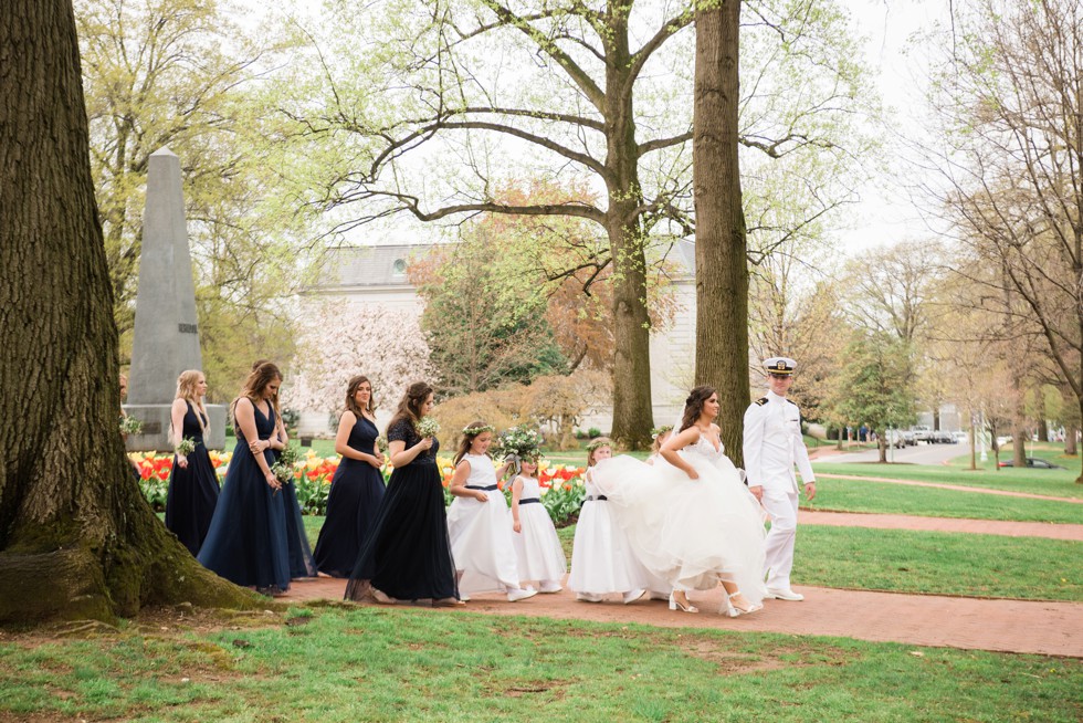 Radford Terrace spring tulips Annapolis wedding