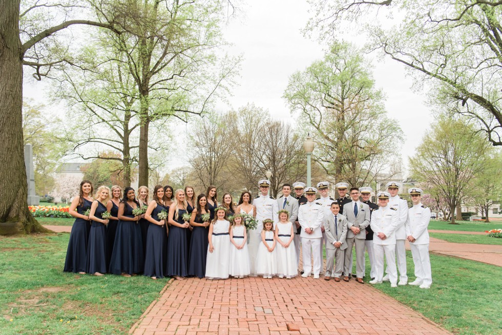 Radford Terrace Annapolis wedding party photos