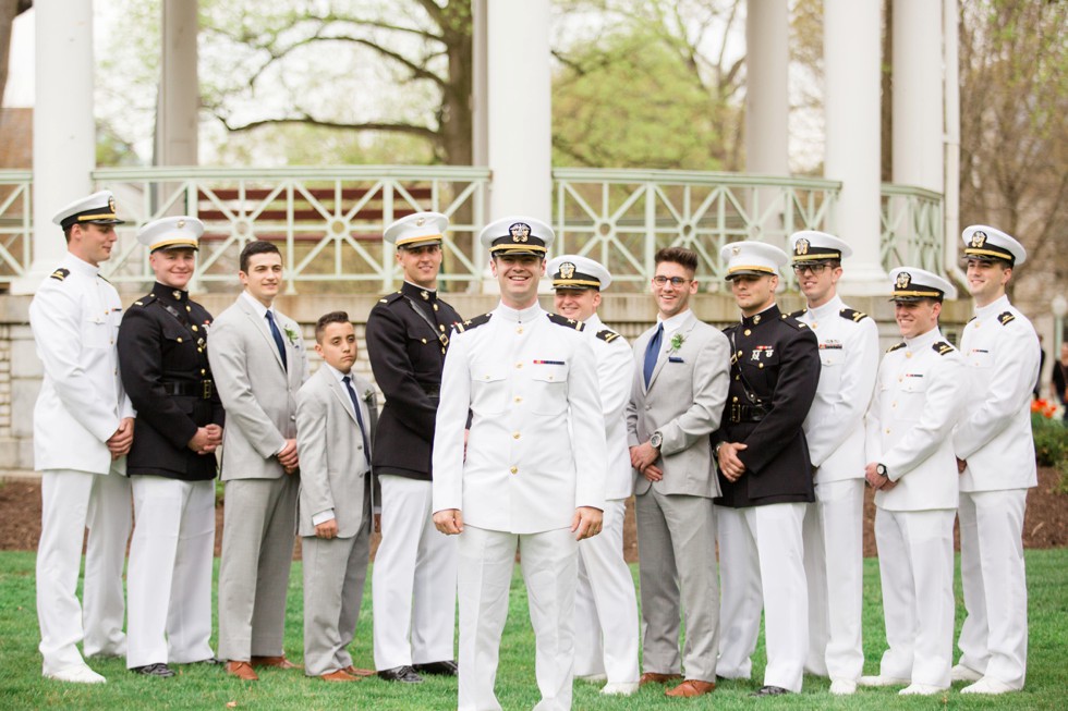 US Naval Academy groom