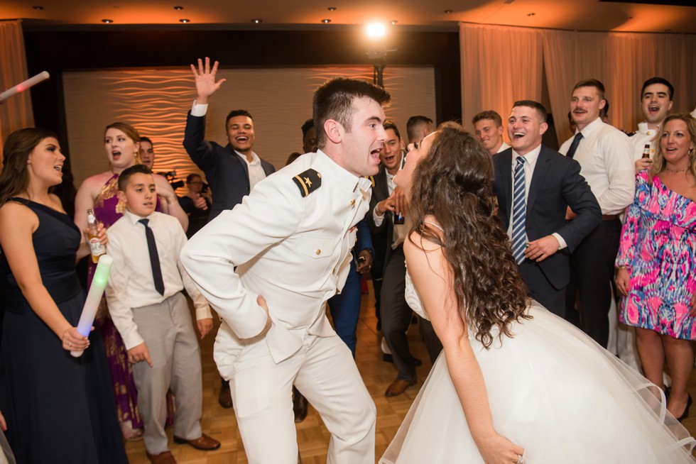 Military wedding Reception at the Westin Hotel