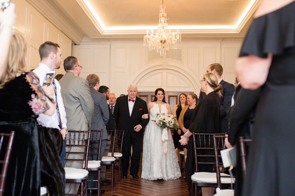 The Tidewater Inn Baltimore bride and groom portrait