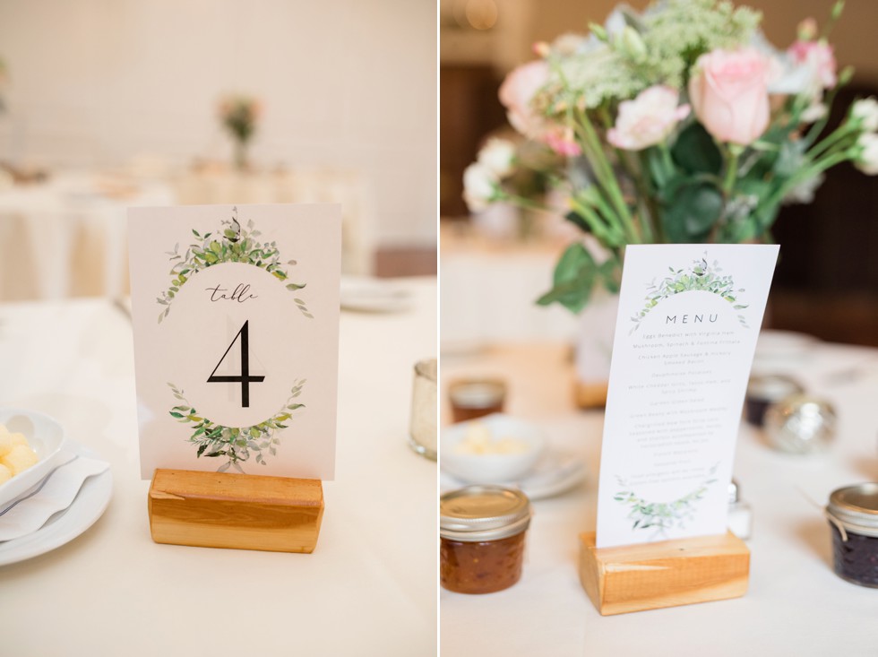 The Tidewater Inn Baltimore wedding reception