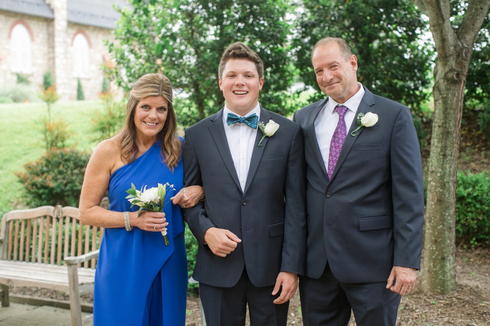 Family photos at St. Louis Catholic Church