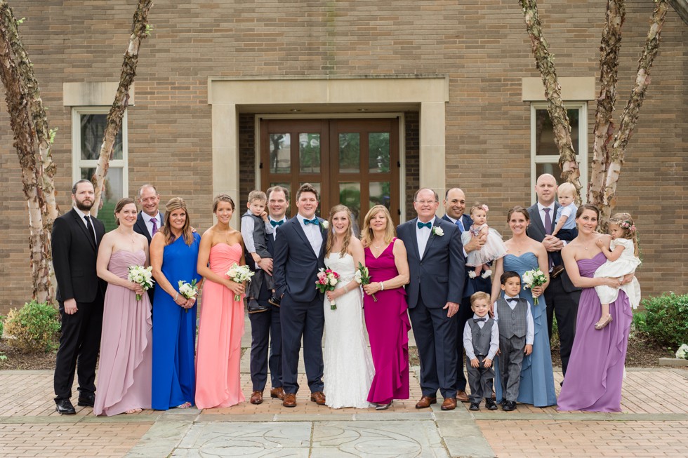 Family photos at St. Louis Catholic Church