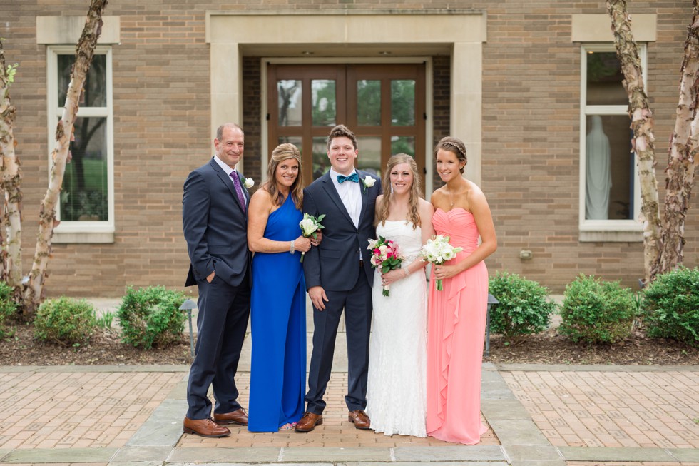 Family photos at St. Louis Catholic Church