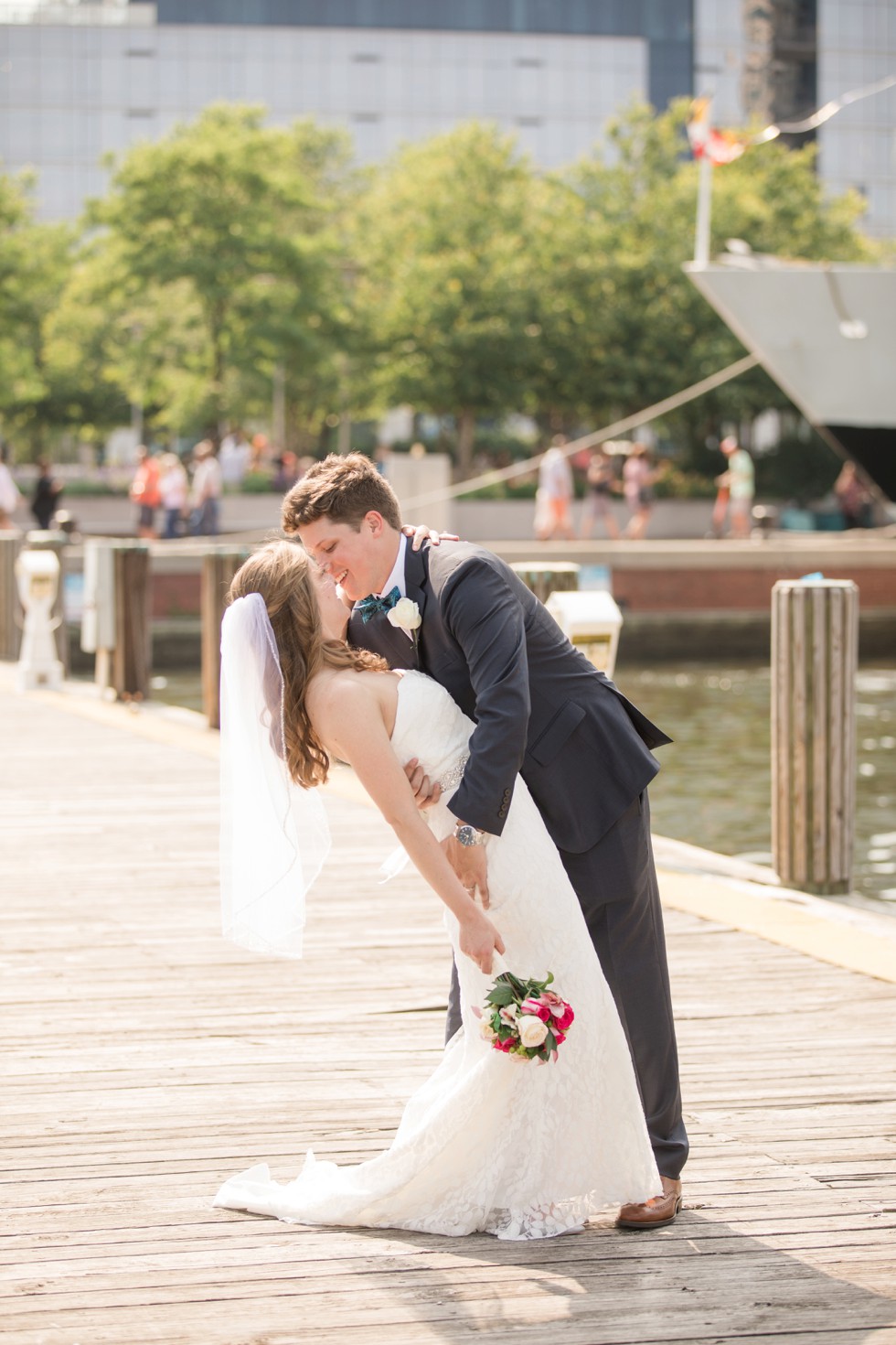 Royal Sonesta Baltimore wedding couple