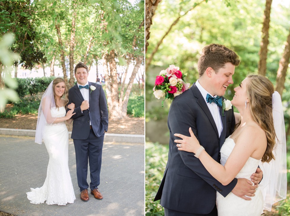 Baltimore Harbor Newlywed wedding photos