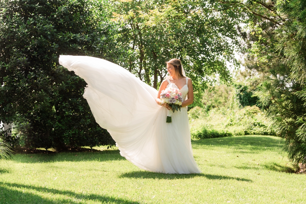 Chesapeake Bay Beach Club Sunset ballroom bridal portraits