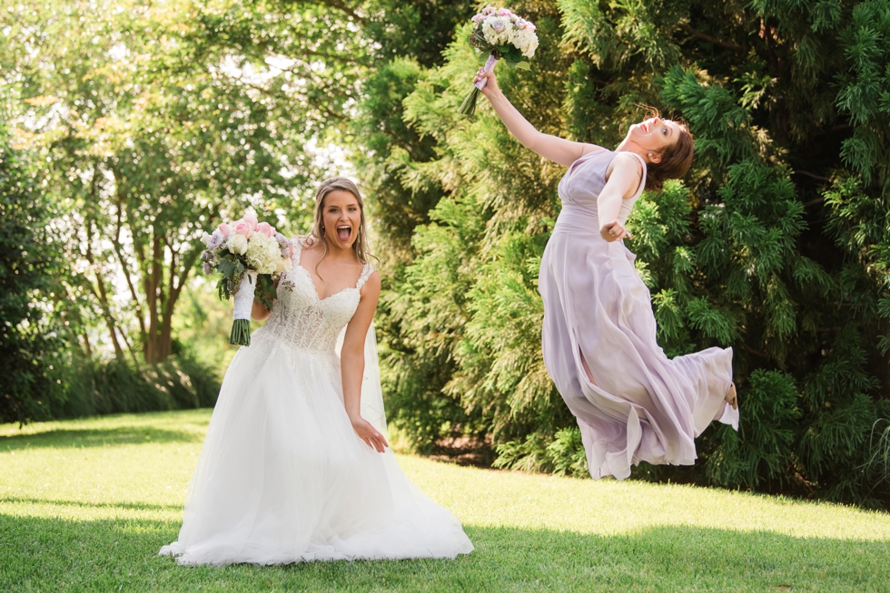 Chesapeake Bay Beach Club Sunset ballroom bridesmaid photos