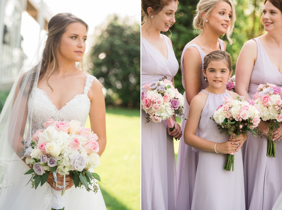 Blooms in Edgewater Maryland wedding