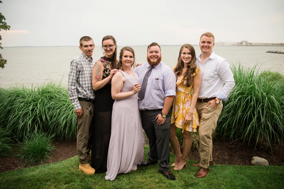 Chesapeake Bay wedding guests