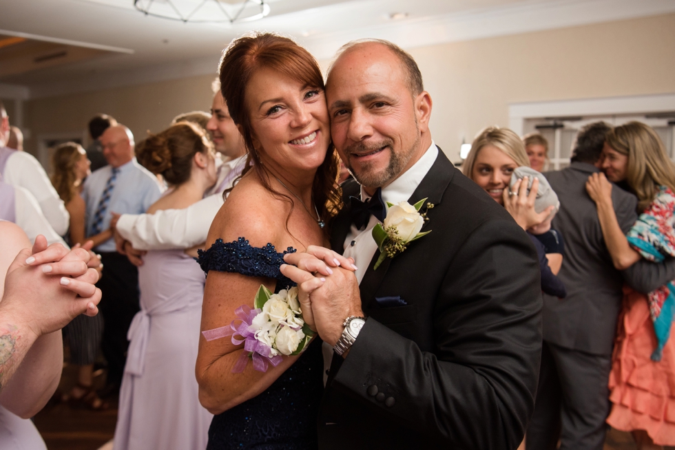 Chesapeake Bay wedding reception parent dances