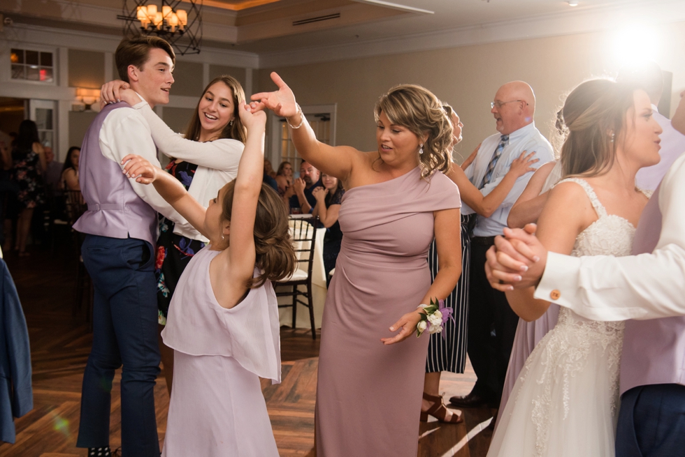 Chesapeake Bay wedding reception parent dances