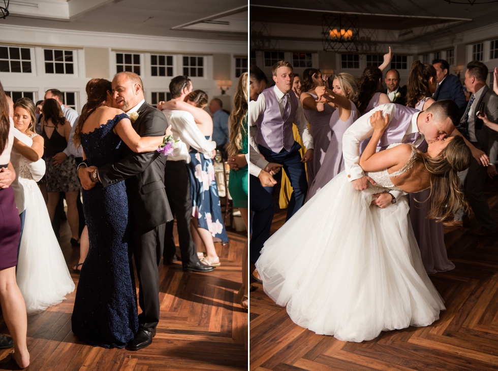 Chesapeake Bay Beach Club Sunset ballroom wedding reception dance party