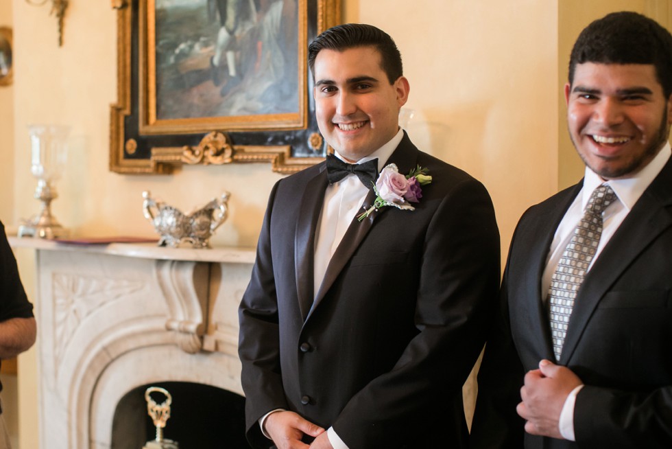 Annapolis Inn wedding ceremony in the parlor