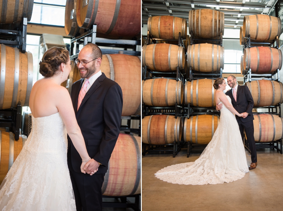 District Winery first look in the barrel room