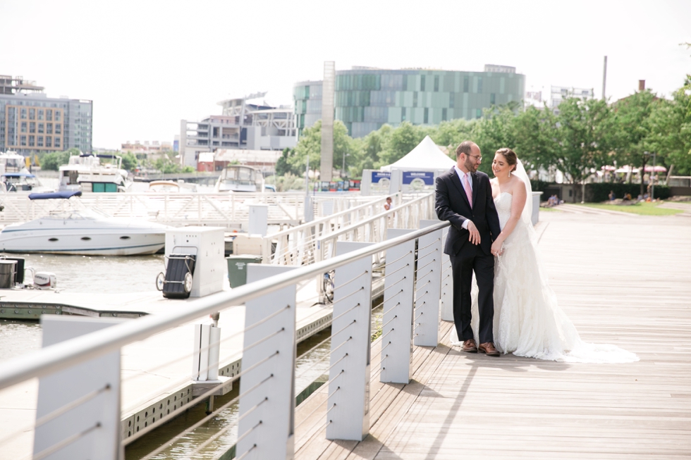 District Winery waterfront wedding photos