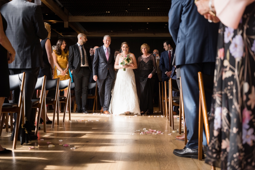 District Winery indoor ceremony