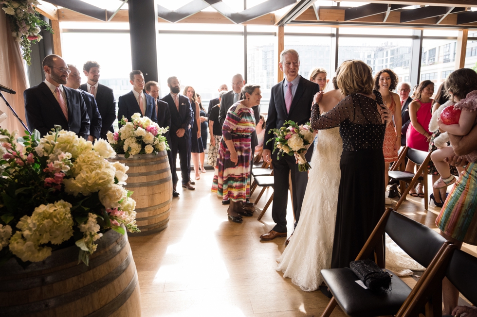 District Winery indoor ceremony