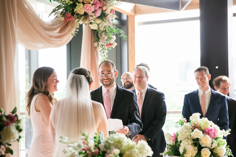 District Winery indoor ceremony