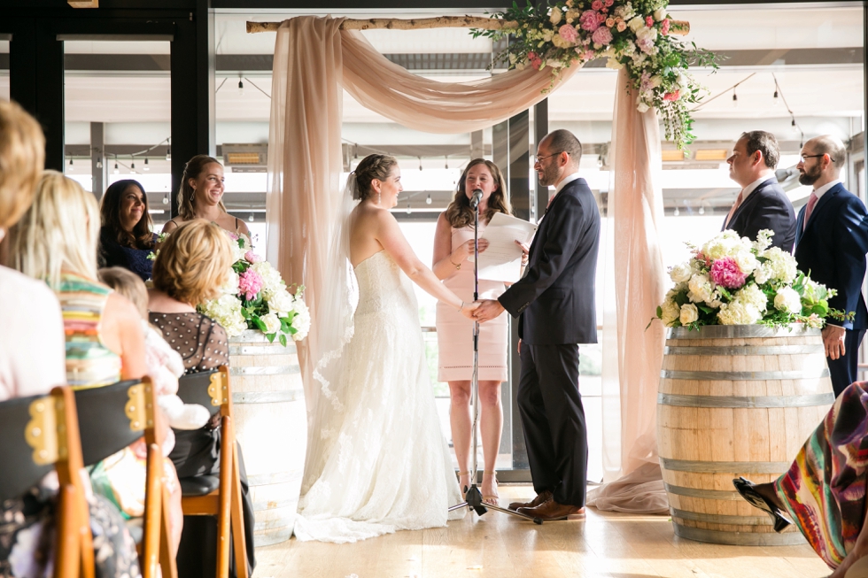 District Winery indoor ceremony